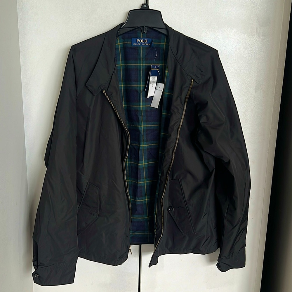 Polo Ralph Lauren Men’s Lightweight Jacket, XL, Color: Black